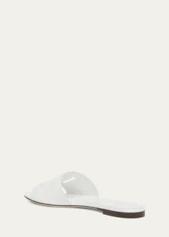 Dolce&GabbanaCutout DG Flat Slide Sandals