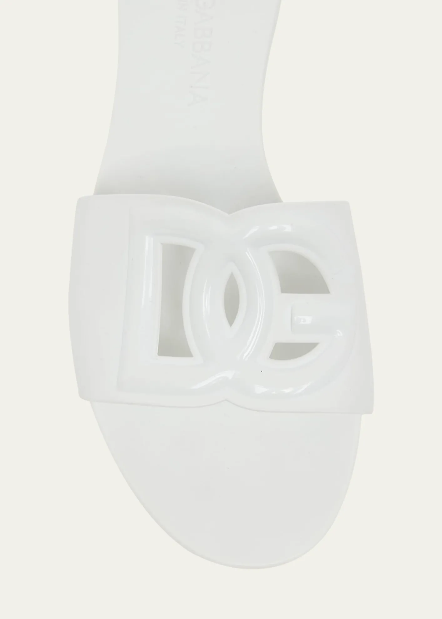 Dolce&GabbanaCut-Out DG Rubber Sandals