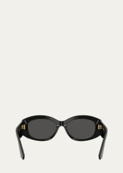 Dolce&GabbanaDG4502 Oval Acetate Sunglasses