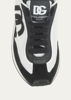 Dolce&GabbanaMixed-Material DG Cushion Sneakers