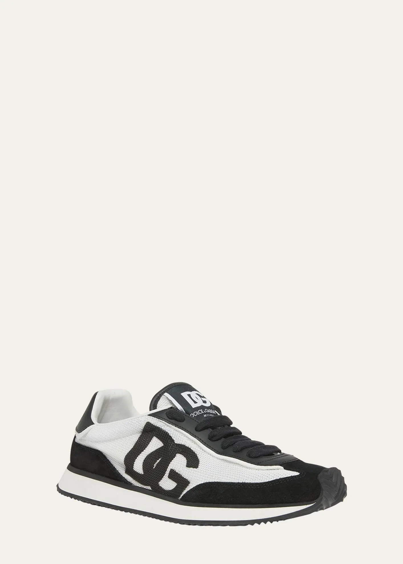 Dolce&GabbanaMixed-Material DG Cushion Sneakers