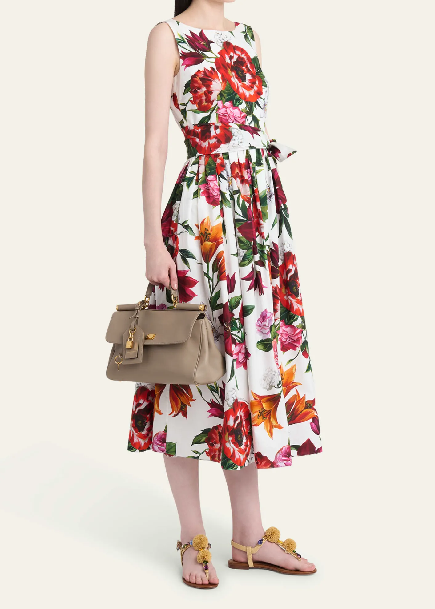 Dolce&GabbanaMy Sicily Leather Top-Handle Bag