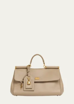 Dolce&GabbanaMy Sicily Leather Top-Handle Bag