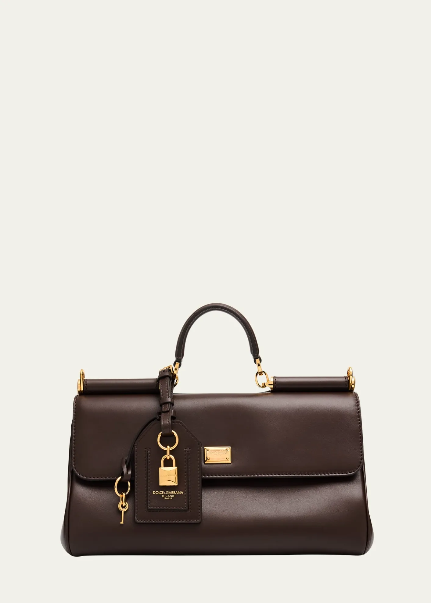 Dolce&GabbanaMy Sicily Leather Top-Handle Bag