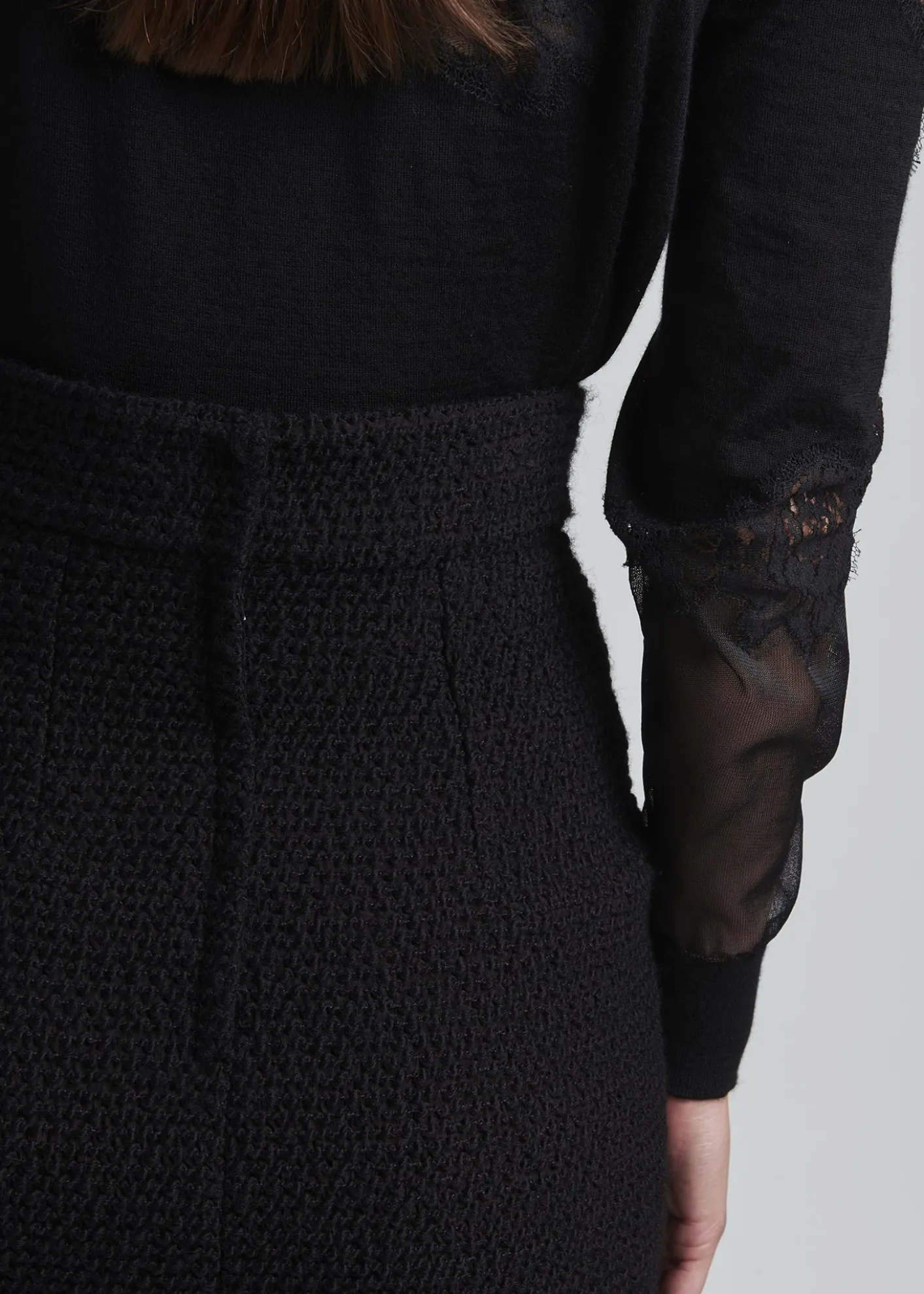 Dolce&GabbanaPaillette Fringe Boucle Jacket