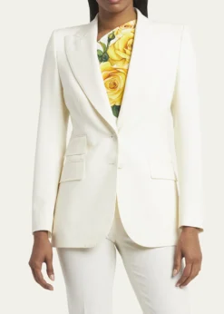 Dolce&GabbanaPeak Lapel Stretch Blazer