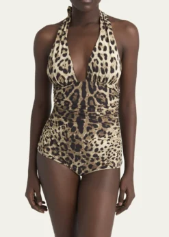 Dolce&GabbanaStampa Leo One-Piece Swimsuit