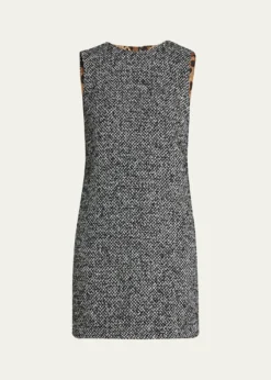 Dolce&GabbanaTweed Sleeveless Mini Dress