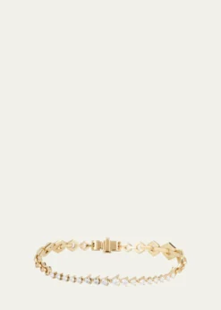 Dries Criel18k Yellow Gold Diamond Flow Bond Bracelet