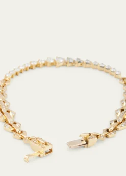 Dries Criel18k Yellow Gold Diamond Flow Bond Bracelet