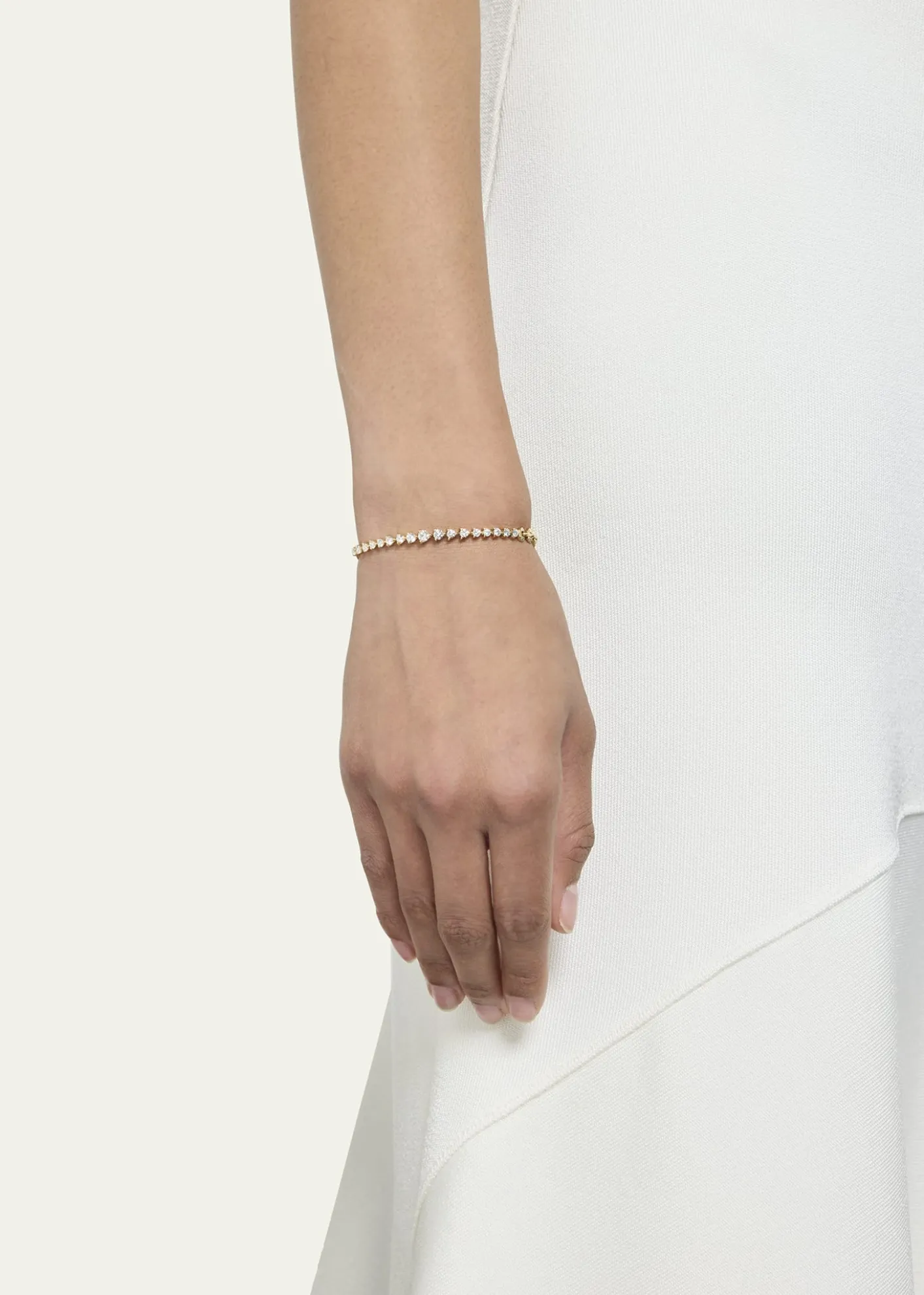 Dries Criel18k Yellow Gold Diamond Flow Bond Bracelet