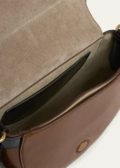 Dries Van NotenArc Small Mixed Leather Whipstitch Crossbody Bag