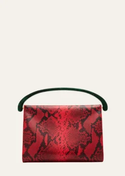 Dries Van NotenCrisp Python Top-Handle Bag