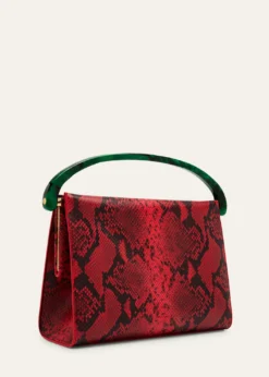 Dries Van NotenCrisp Python Top-Handle Bag