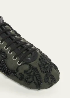 Dries Van NotenEmbroidered Ballerina Sneakers