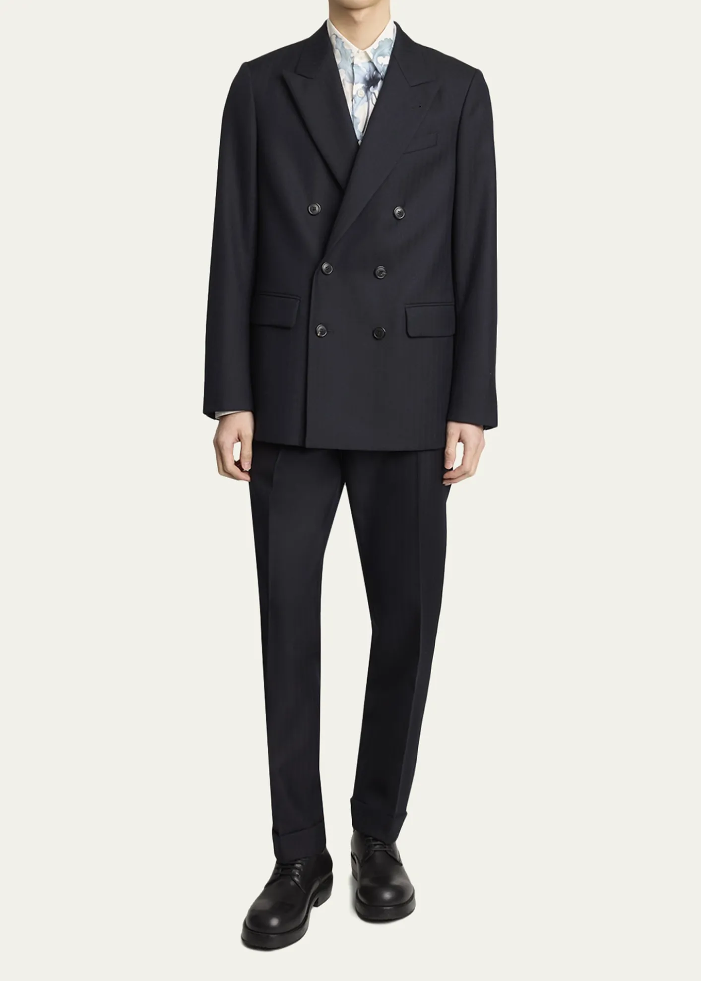 Dries Van NotenMen's Buforden Double-Breasted Wool Jacket