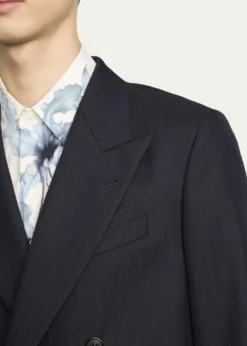 Dries Van NotenMen's Buforden Double-Breasted Wool Jacket