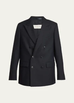 Dries Van NotenMen's Buforden Double-Breasted Wool Jacket