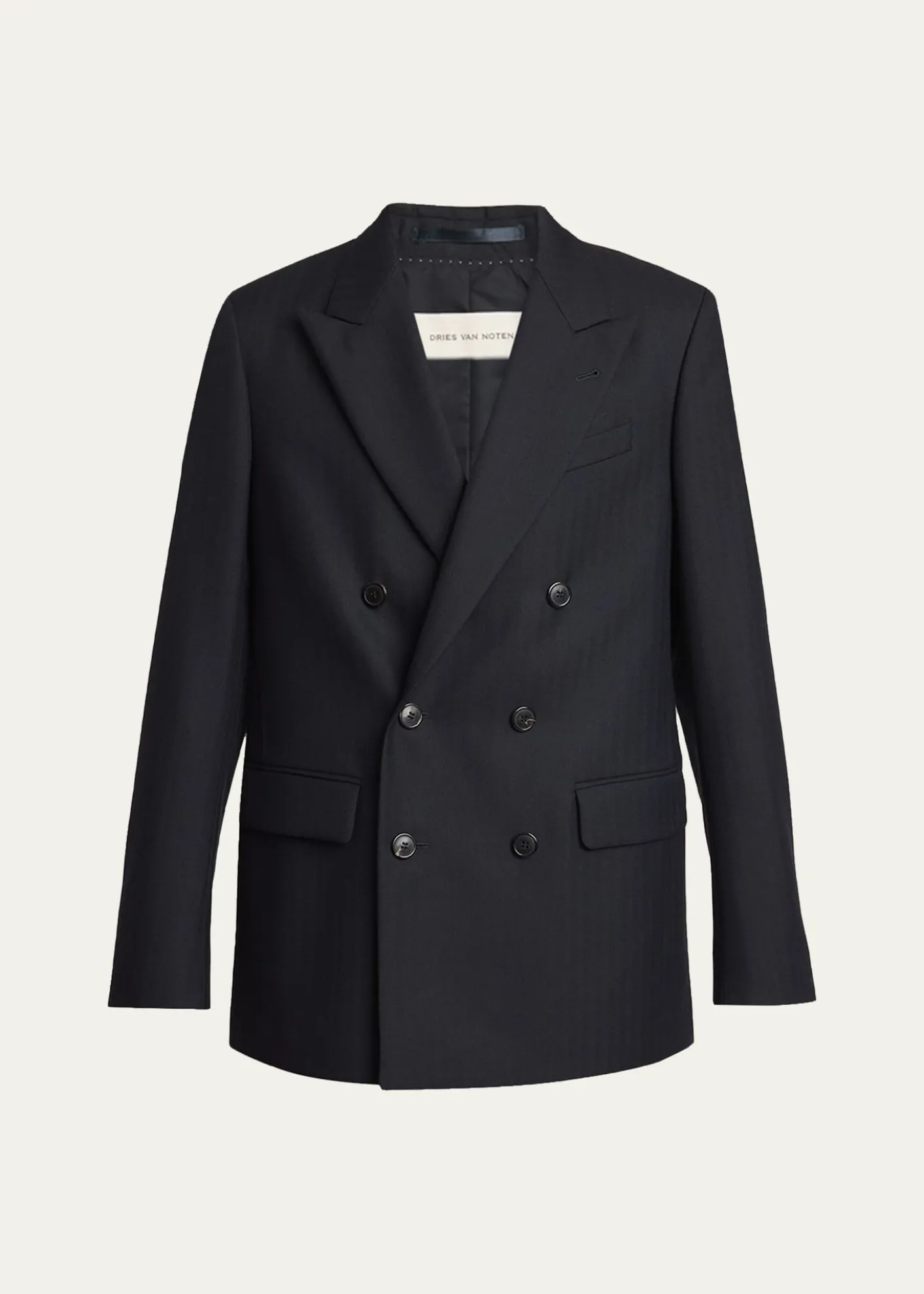 Dries Van NotenMen's Buforden Double-Breasted Wool Jacket