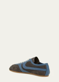 Dries Van NotenMen's Destin Mixed Leather Retro Sneakers