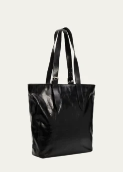 Dries Van NotenMen's Leather Messenger Bag with Shoulder Strap