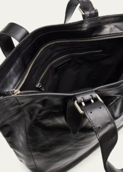 Dries Van NotenMen's Leather Messenger Bag with Shoulder Strap