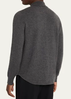 Dries Van NotenMen's Monaco Cashmere Knit Pocket Button-Down Shirt
