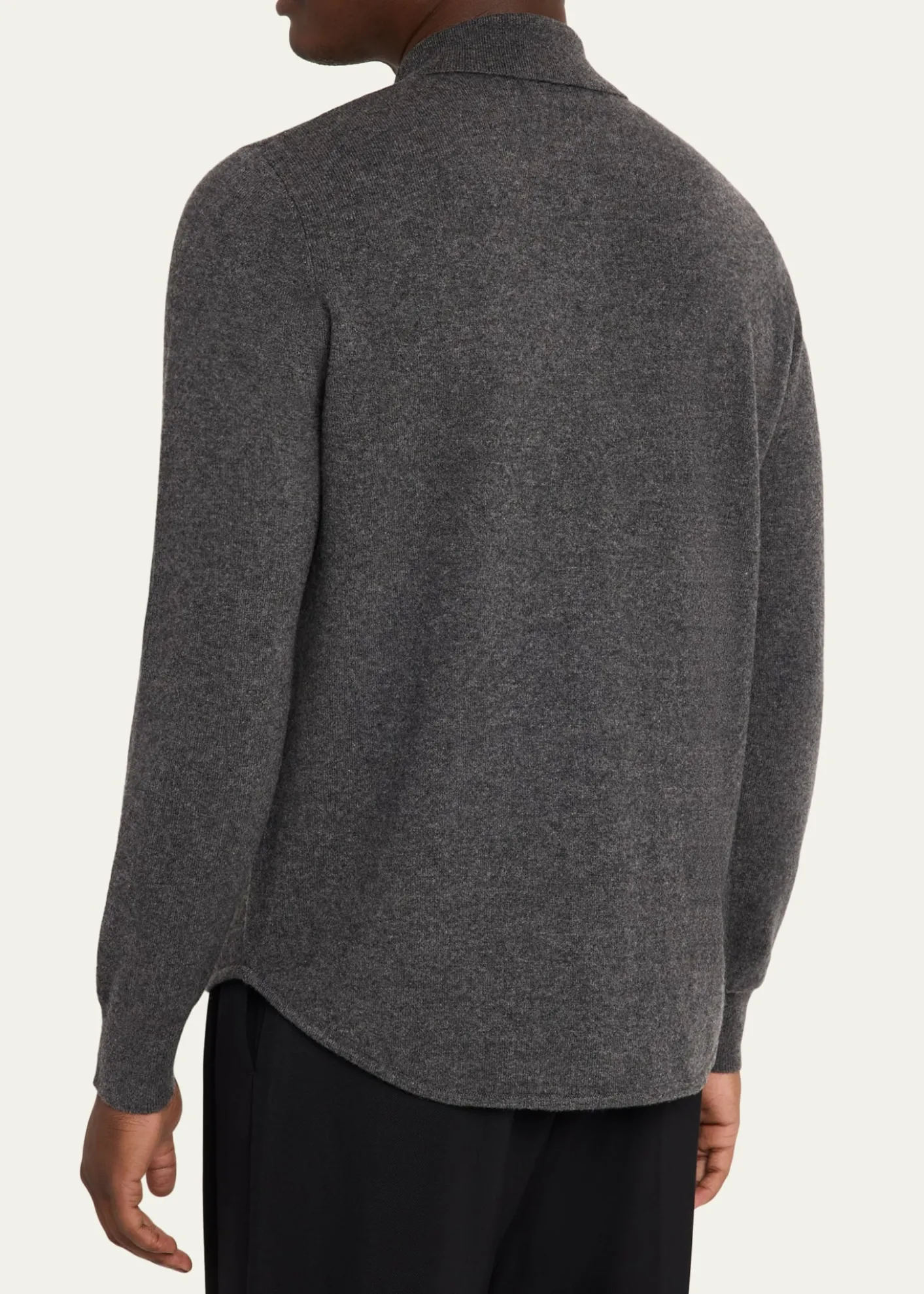 Dries Van NotenMen's Monaco Cashmere Knit Pocket Button-Down Shirt