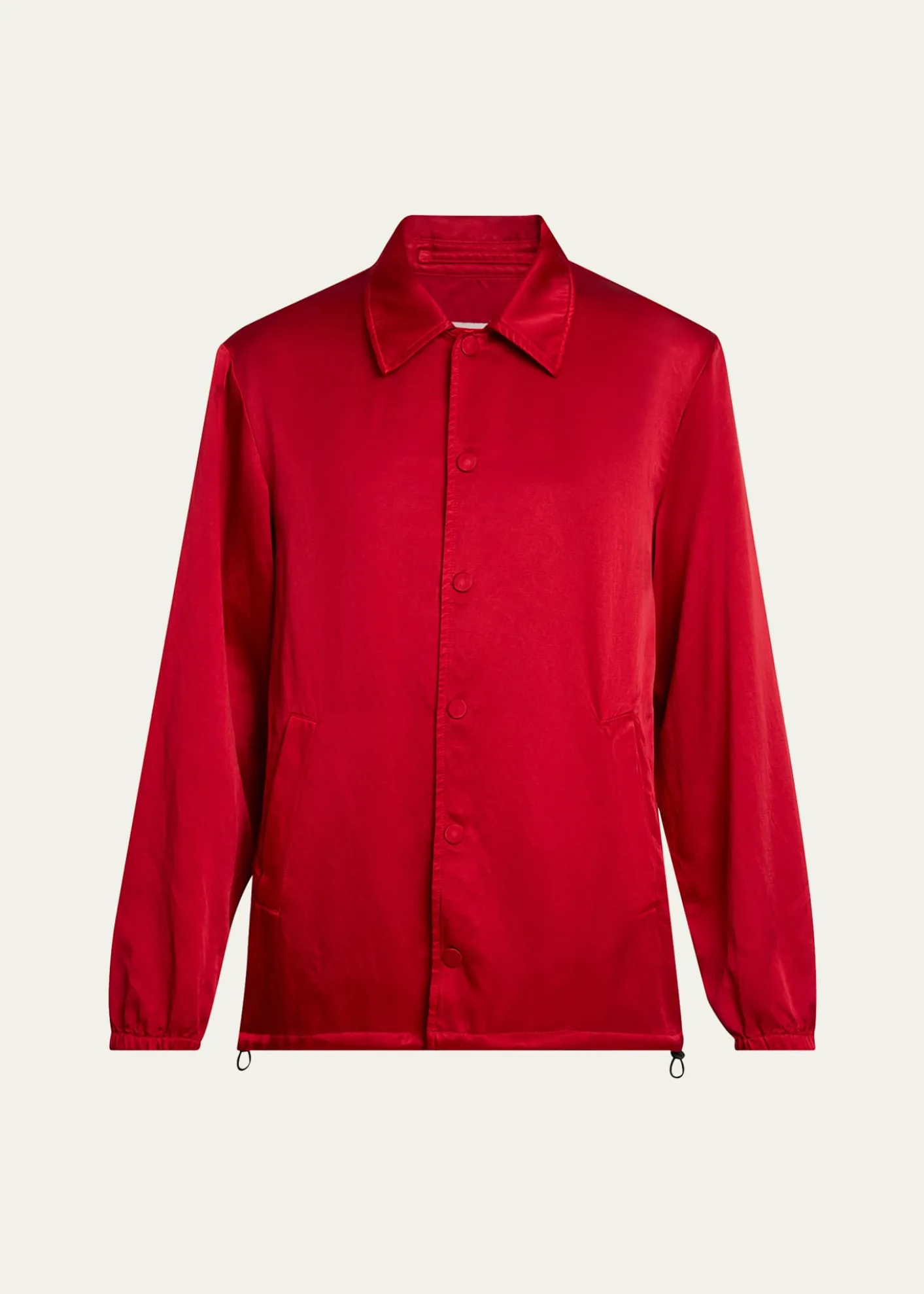 Dries Van NotenMen's Overdyed Cupro-Cotton Shirt