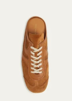 Dries Van NotenMen's Suede & Leather Sneaker-Style Slippers