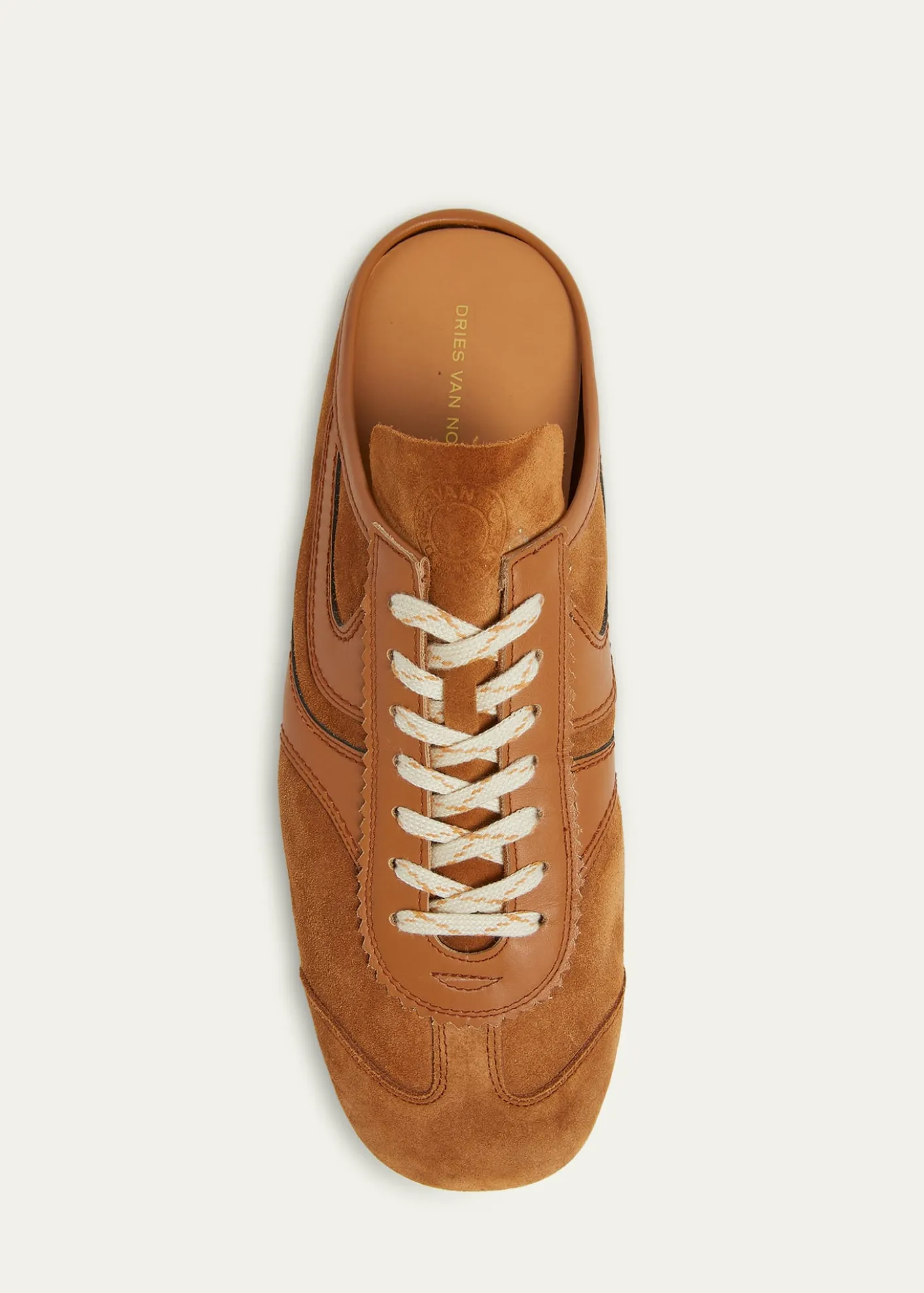 Dries Van NotenMen's Suede & Leather Sneaker-Style Slippers