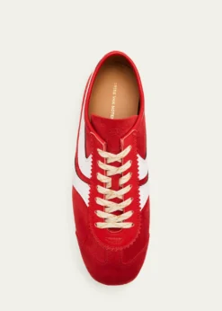 Dries Van NotenMixed Leather Retro Runner Sneakers