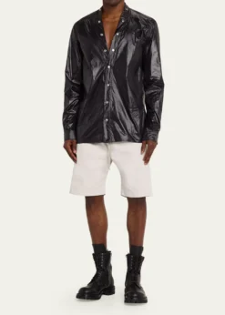DRKSHDW RICK OWENSMen's Heavy Cotton Drawstring Shorts