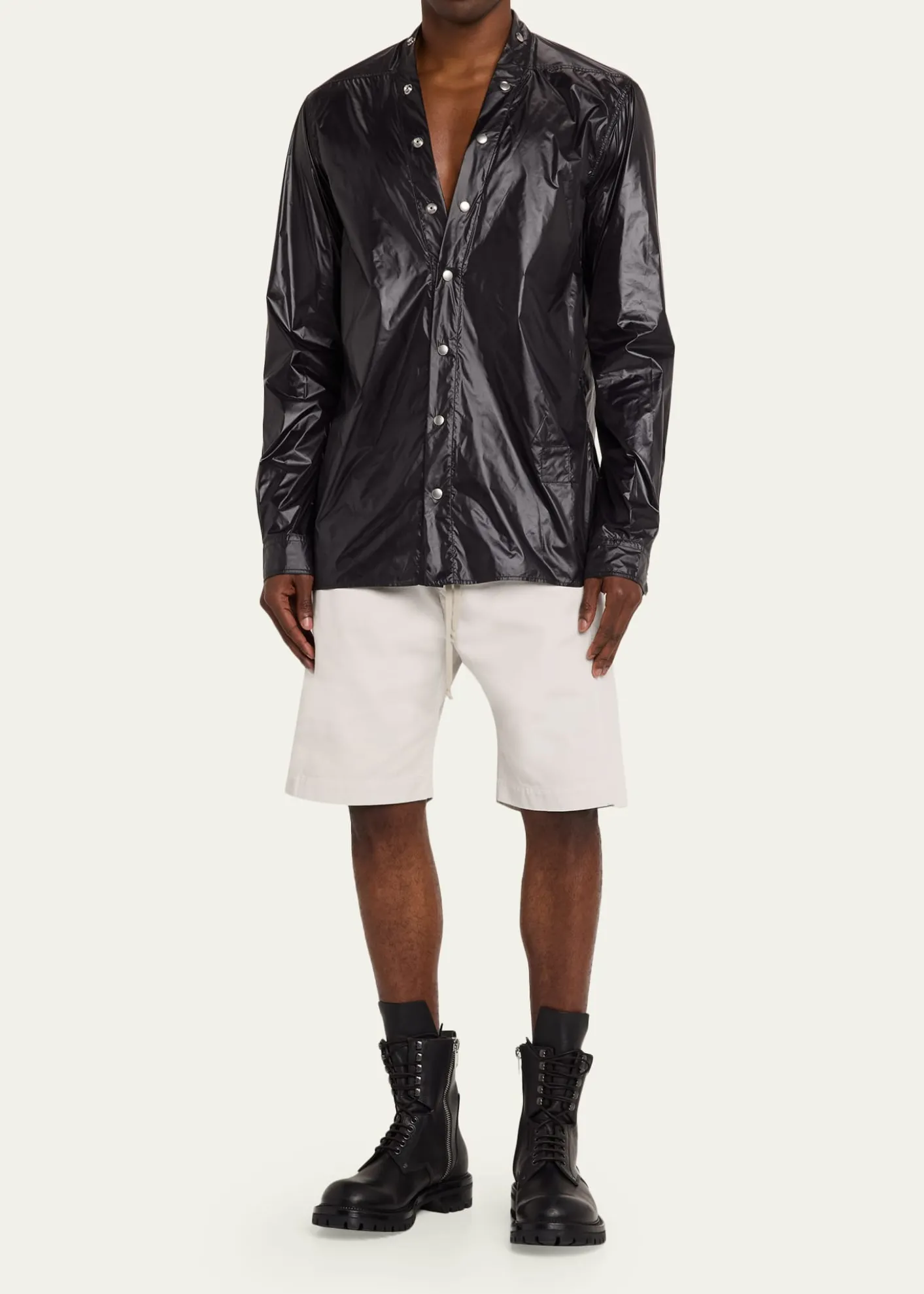 DRKSHDW RICK OWENSMen's Heavy Cotton Drawstring Shorts