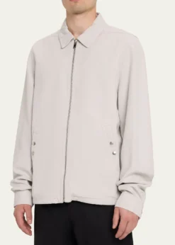 DRKSHDW RICK OWENSMen's Zip-Front Cotton-Blend Jacket