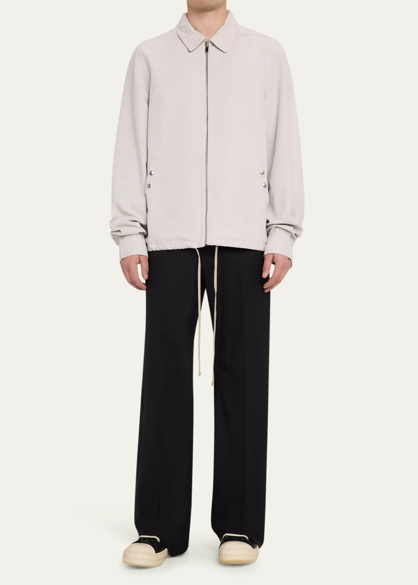 DRKSHDW RICK OWENSMen's Zip-Front Cotton-Blend Jacket