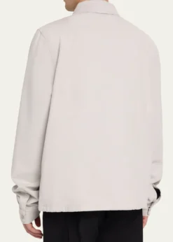 DRKSHDW RICK OWENSMen's Zip-Front Cotton-Blend Jacket