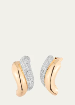 Eddie BorgoPave Two Tone Earrings