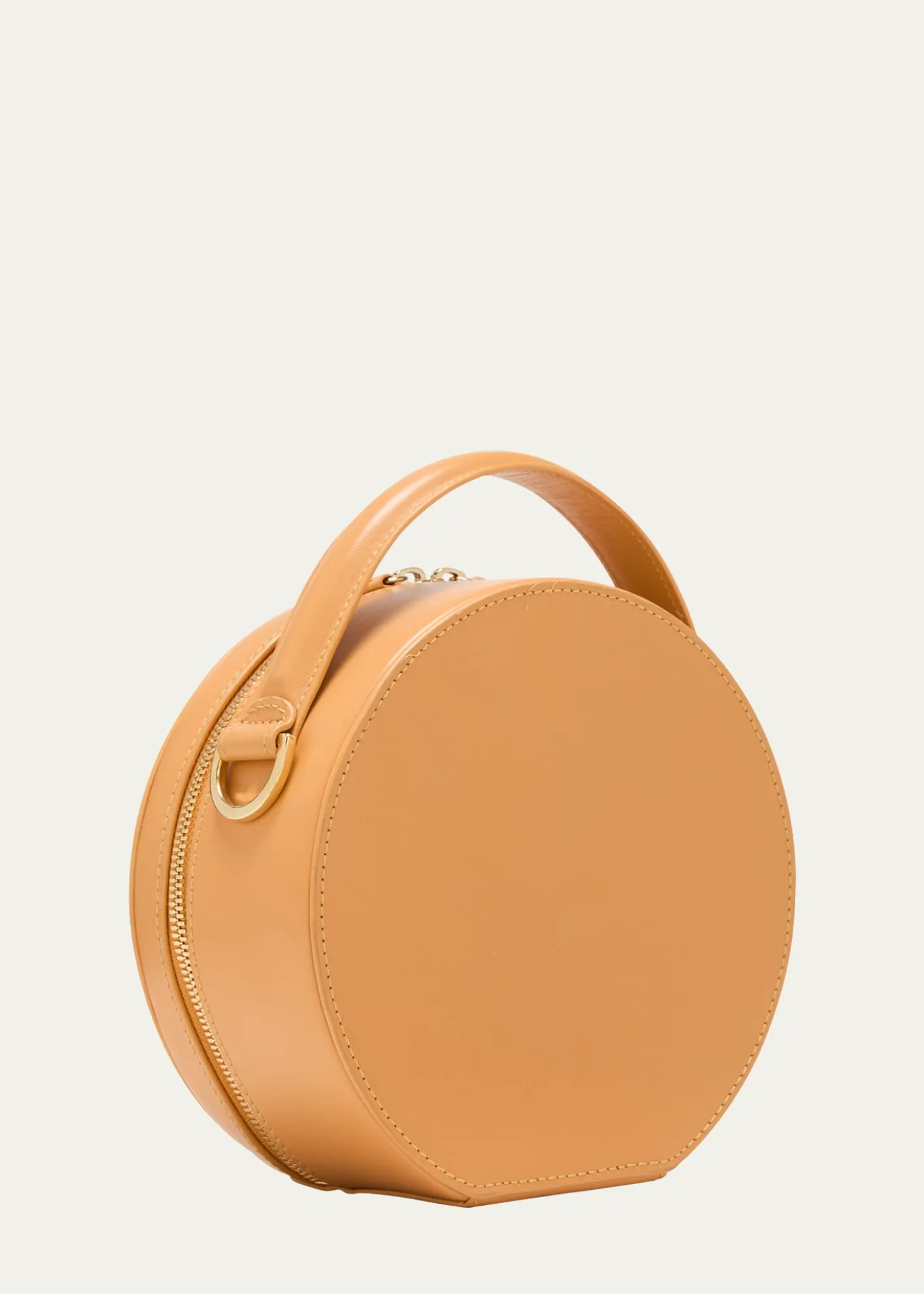 EILAFRwenzori Round Leather & Straw Top-Handle Bag