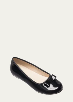 ElephantitoGirl's Camille Metallic Leather Flats, Toddler/Kids