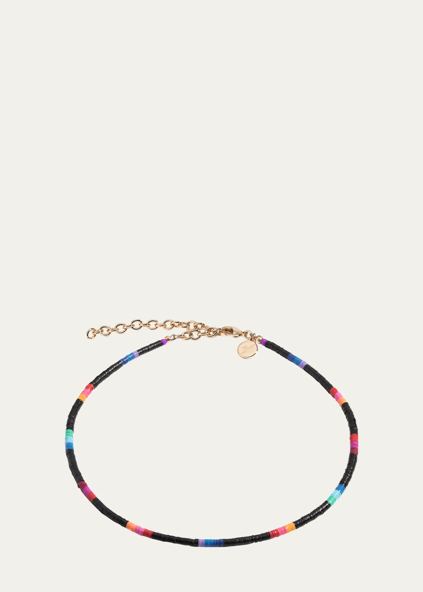 Elsie FriedaLouise Choker with 3mm Heishi Beads