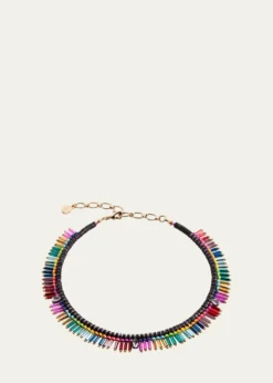 Elsie FriedaOn The Fringe Necklace in Lite Brite