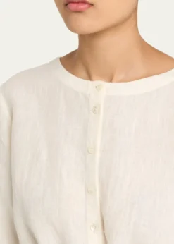 EMPORIO SIRENUSENew Jinny Linen Crop Blouse