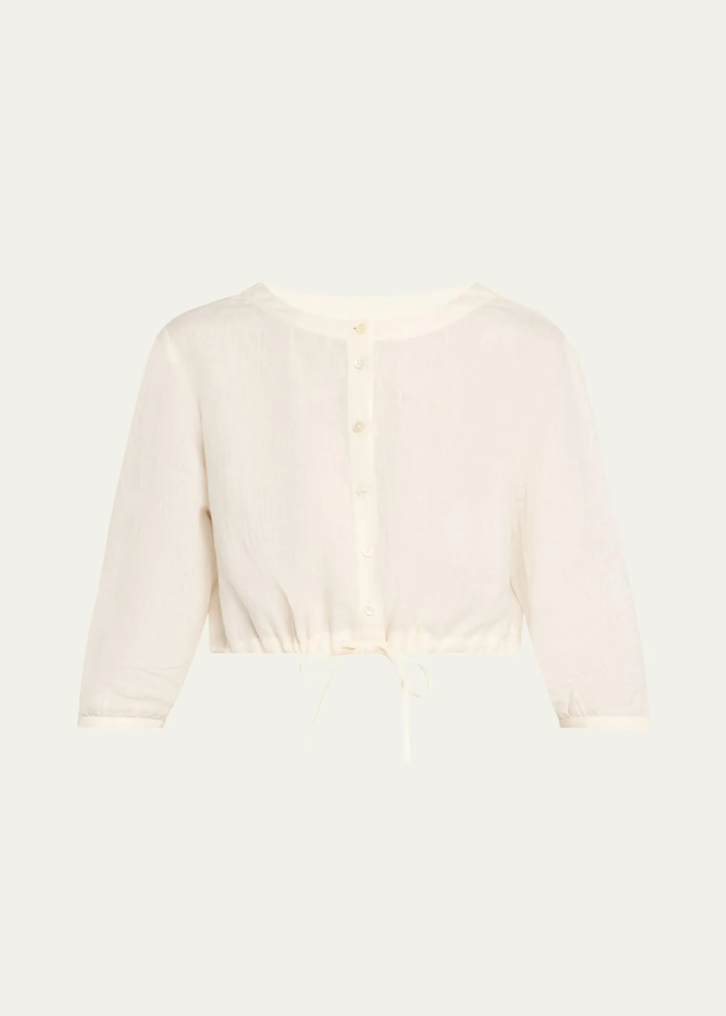 EMPORIO SIRENUSENew Jinny Linen Crop Blouse