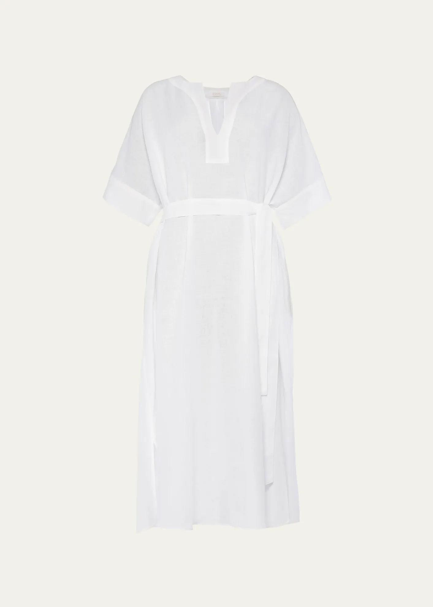 EresBibi Belted Kaftan Maxi Dress