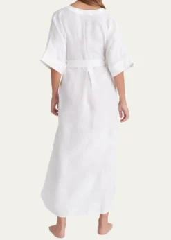 EresBibi Belted Kaftan Maxi Dress
