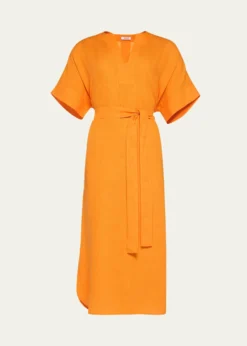 EresBibi Linen Kaftan Coverup