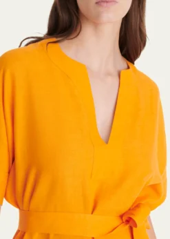 EresBibi Linen Kaftan Coverup