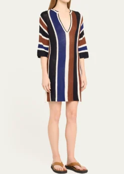 EresDiego Striped Knit Mini Dress