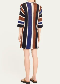 EresDiego Striped Knit Mini Dress